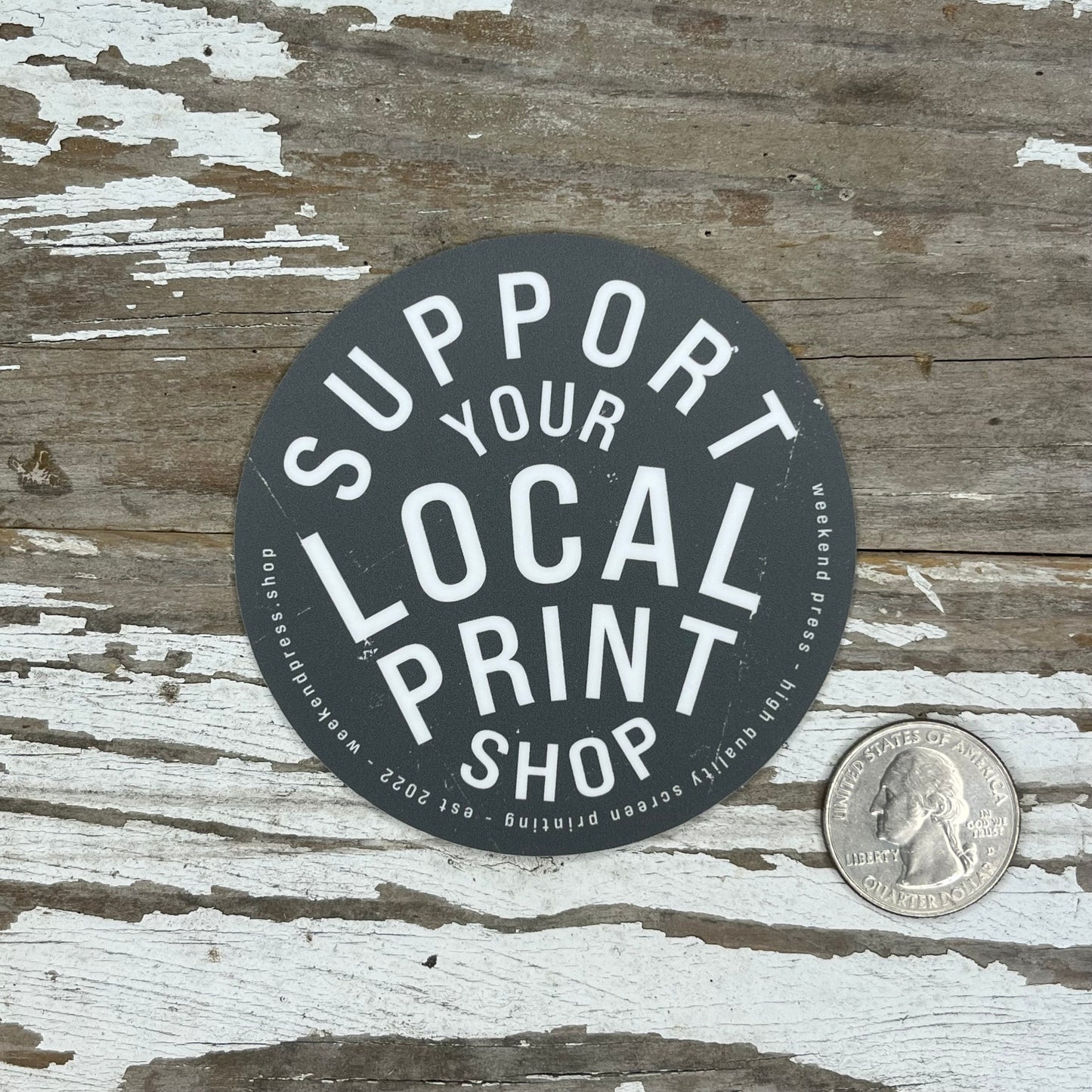 Local Print Shop Sticker