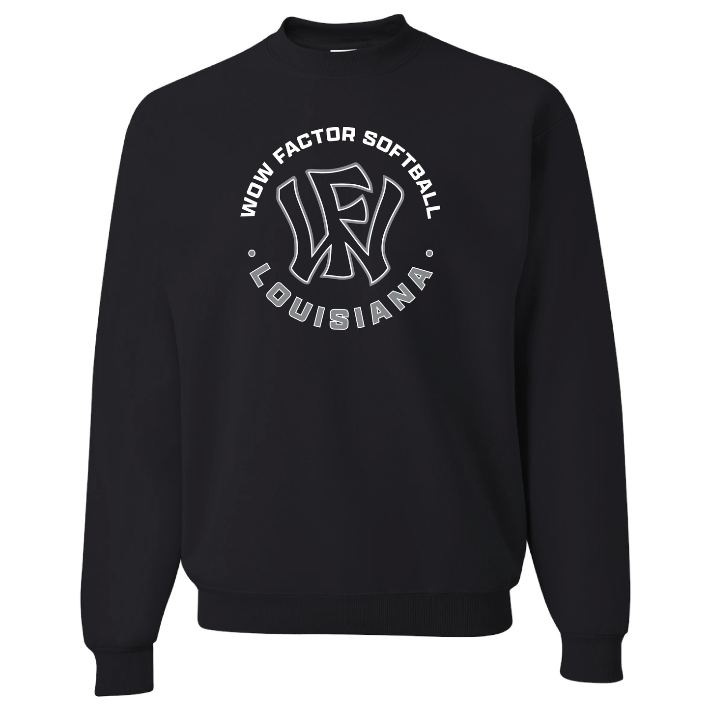 Wow Factor Softball - Black Sweatshirt