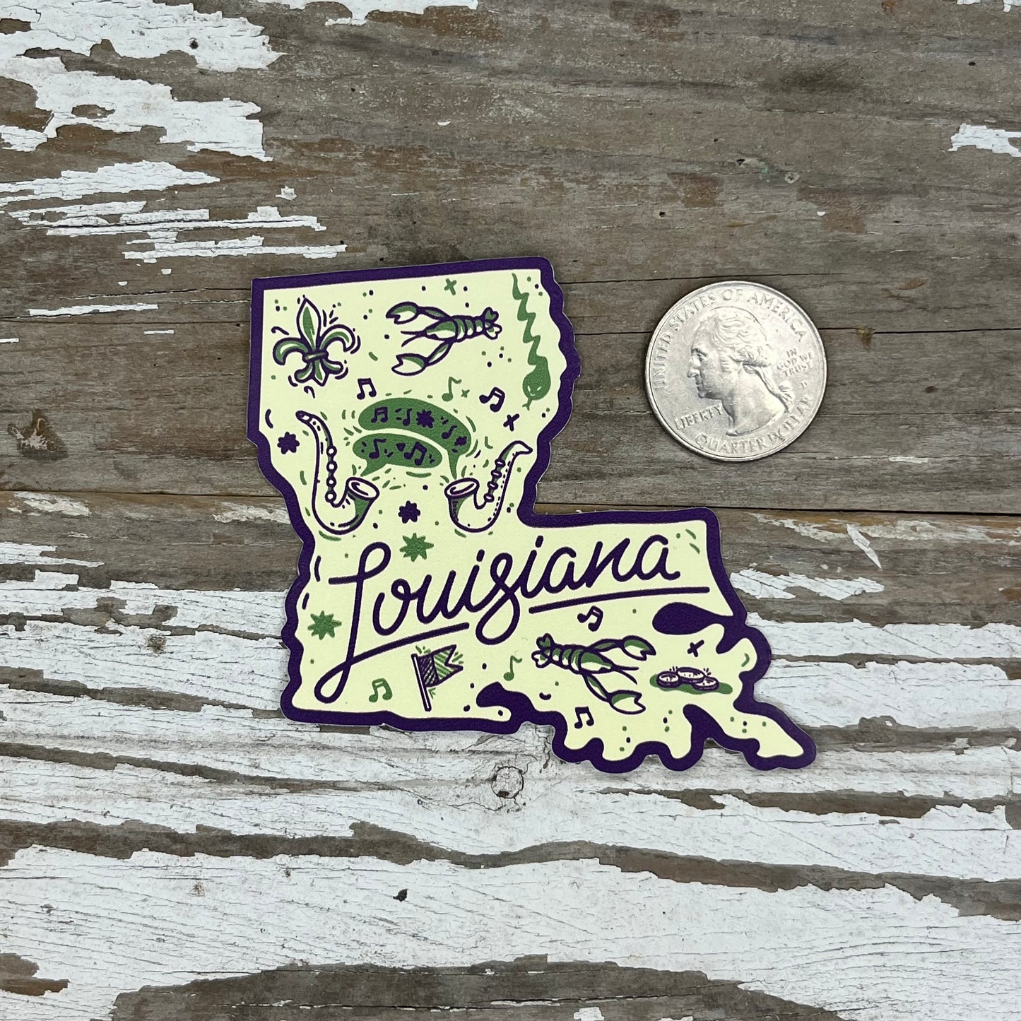 Louisiana State Sticker