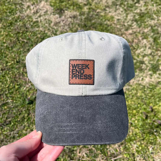 Weekend Press Leather Patch Hats