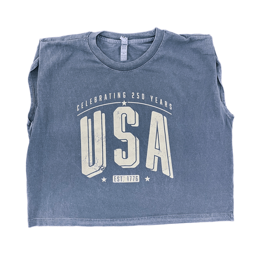 USA Women's Muscle Shirt